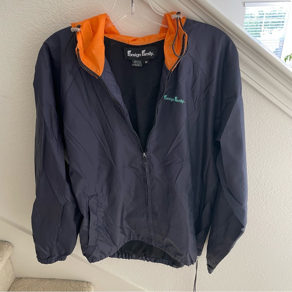 Foreign Family Men’s Windbreaker Jacket Size M